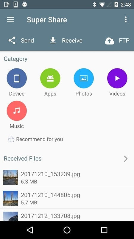 Chia sẻ file nhanh chóng với Easy Share MOD