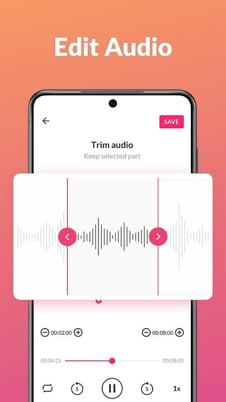 Chia sẻ ghi âm với Voice Recorder & Voice Memos