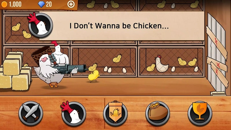 Chicken VS Man APK cho Android