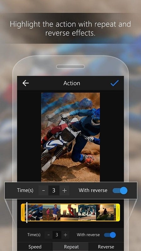 Chỉnh sửa video với ActionDirector Video Editor MOD APK