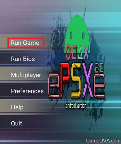 Running a game in ePSXe