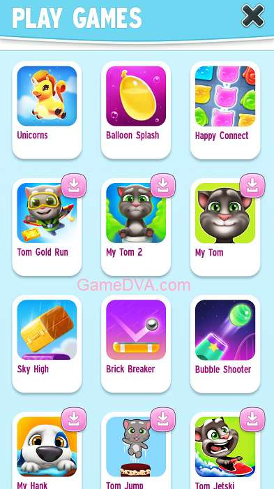 Chơi mini-game thú vị trong My Talking Angela