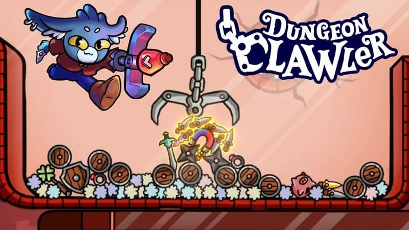 Chú thỏ với móc sắt thay cho tay trái trong Dungeon Clawler