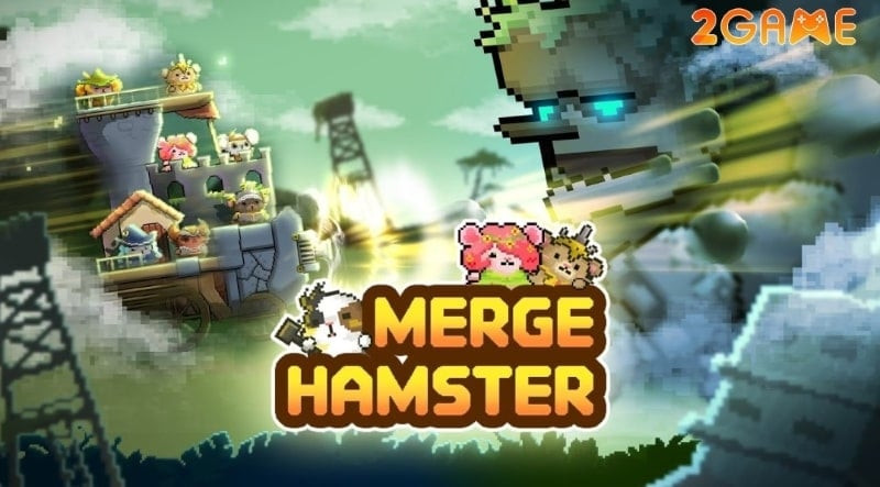 Chuột Hamster anh hùng trong game MERGE HAMSTER