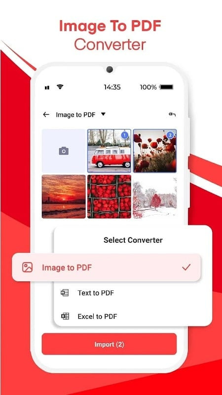 Chuyển đổi ảnh sang PDF với Image to PDF MOD