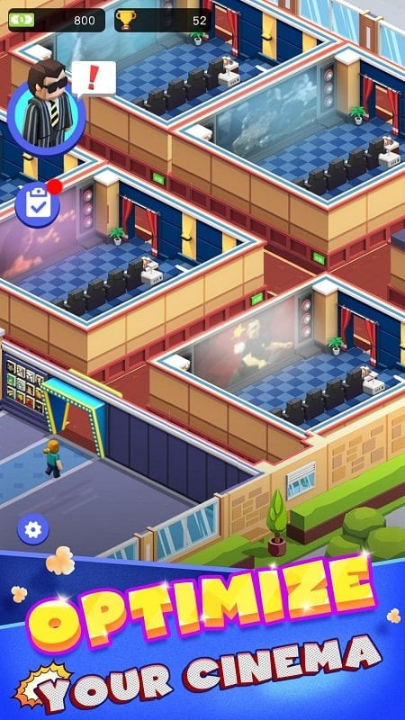 Cinema Tycoon MOD APK Boost Income with VIP Perk