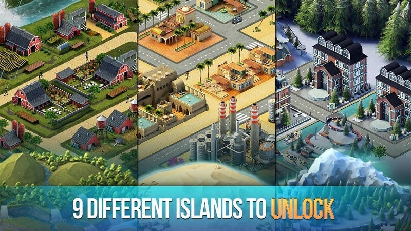 City Island 3 MOD APK multiplayer screenshot