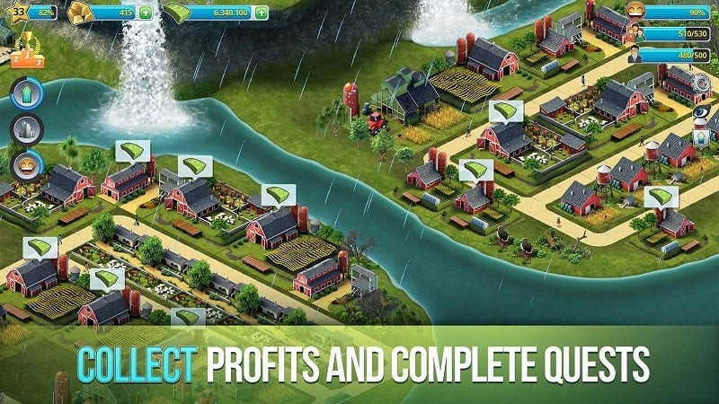 City Island 3 MOD APK offline play screenshot