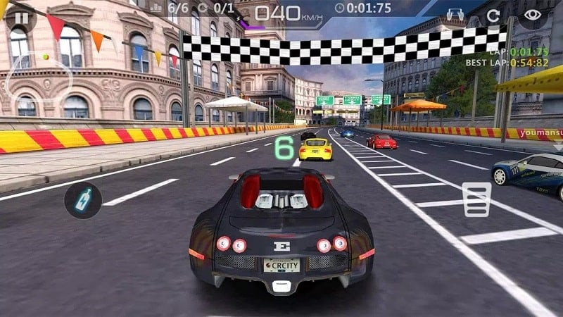 City Racing 3D different game modes