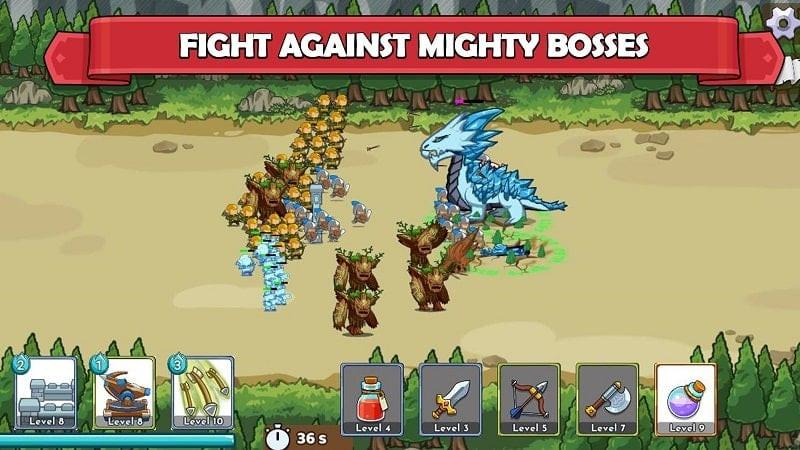 Clash of Legions MOD APK Unit Showcase