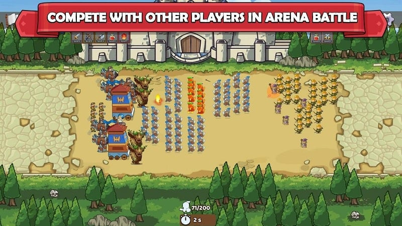 Clash of Legions MOD APK Environment