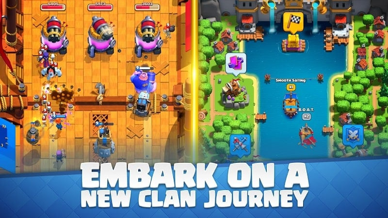 Clash Royale defensive tower upgrade screenshot