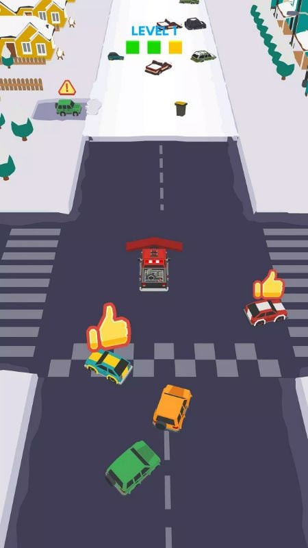 Clean Road gameplay on an Android device