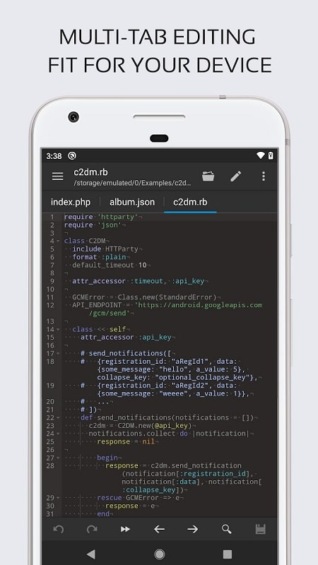 Code Editor MOD APK features