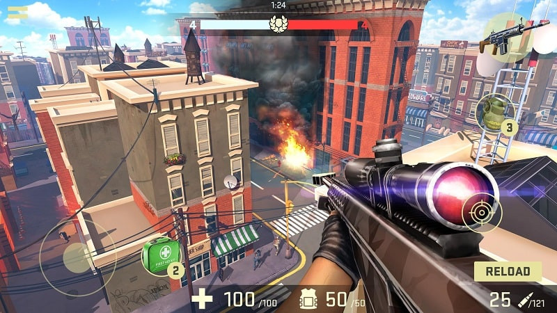 Combat Assault: SHOOTER MOD APK Skill Tree