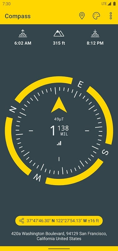 Compass & Altimeter MOD APK - Phiên bản Premium