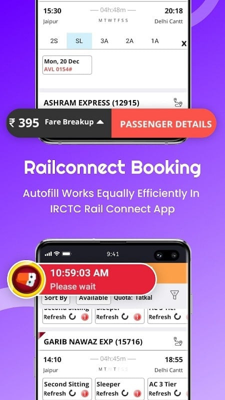 Confirm Tatkal Ticket Booking app MOD version for Android