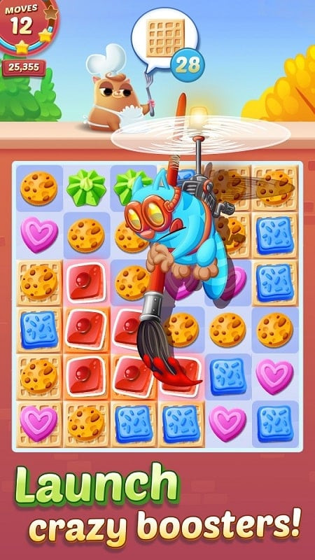 Cookie Cats screenshot showing in-game rewards