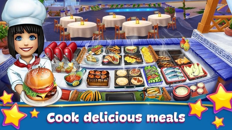 Cooking Fever MOD APK download button