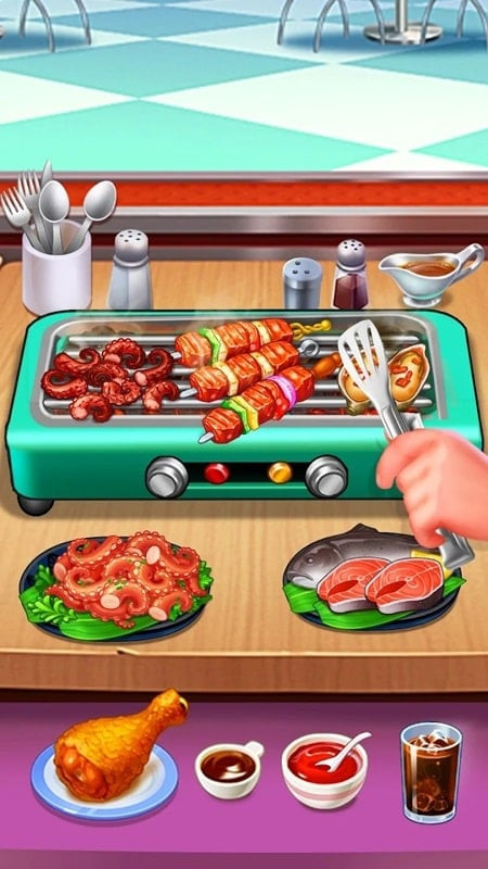 Cooking Frenzy MOD APK screenshot highlighting gameplay challenges