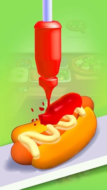 Cooking Frenzy MOD APK screenshot showing recipe collection