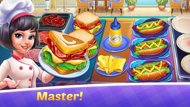 Cooking Train Food Games Mod APK Rewards