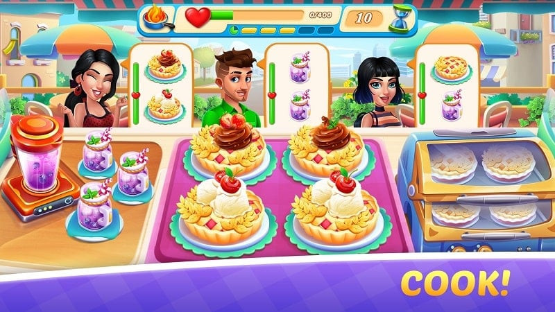 Cooking Train Food Games Mod APK Restaurant Upgrade