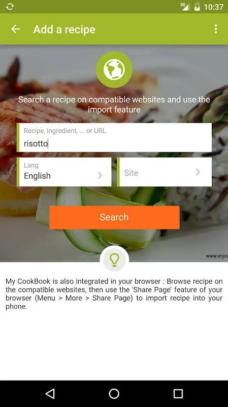 Cookmate Pro Ingredient Scaling Feature