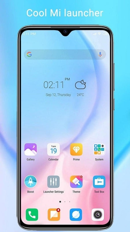 Cool Mi Launcher MOD APK Screenshot