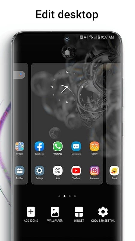 Cool S20 Launcher Galaxy OneUI MOD APK miễn phí