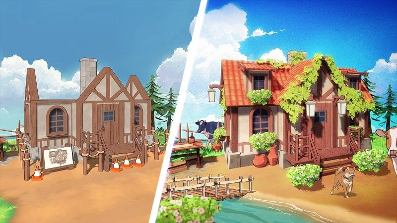 Cozy Islands MOD APK gameplay screenshot