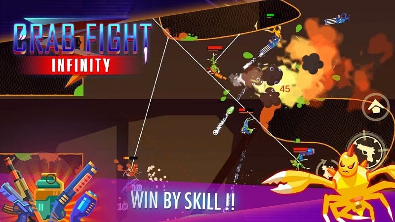 Crab Fight Infinity MOD APK Free Download