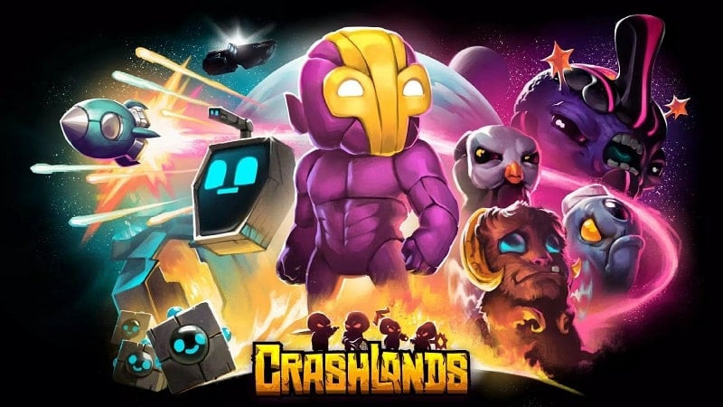 Crashlands gameplay screenshot showing survival aspects