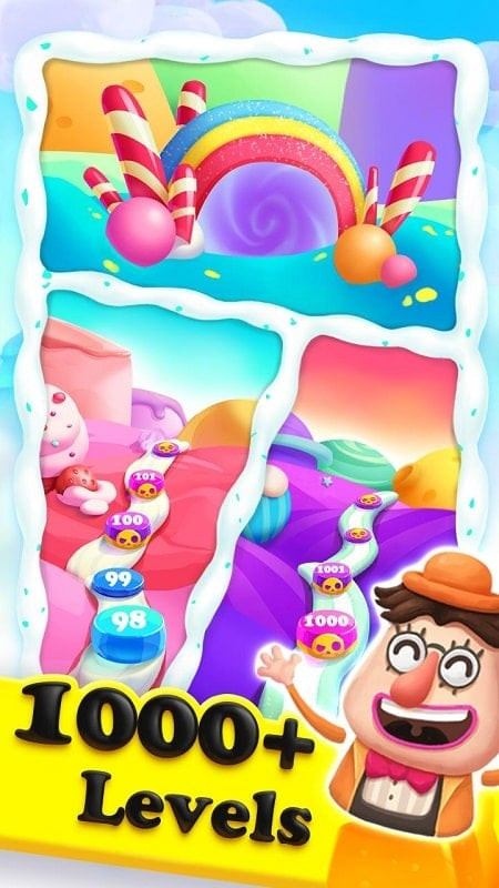 Crazy Candy Bomb MOD APK power-ups