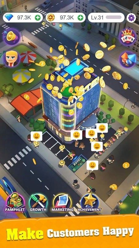 Expanding to a new city in Crazy Night MOD APK