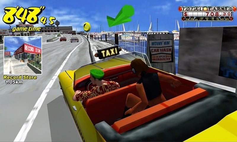 Crazy Taxi Classic money screenshot