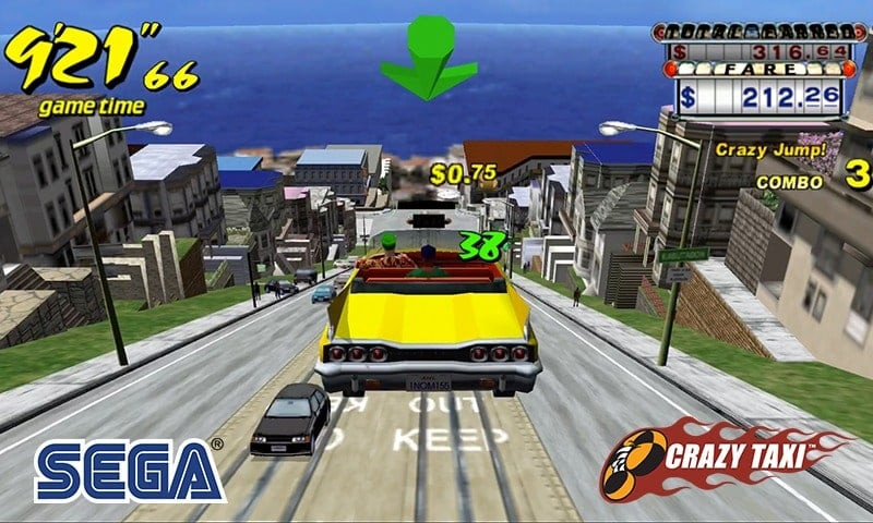 Crazy Taxi Classic city screenshot