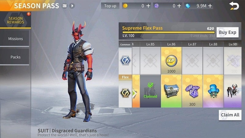 Creative Destruction character customization screenshot