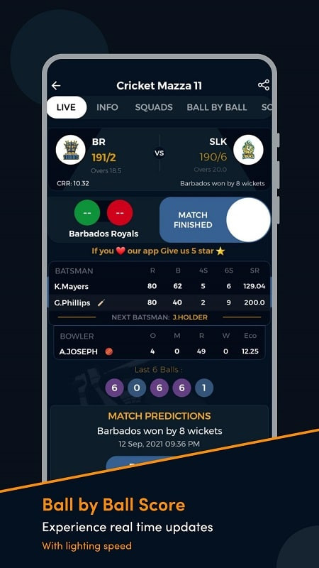 Cricket Mazza 11 Live Line MOD APK Tournament Information