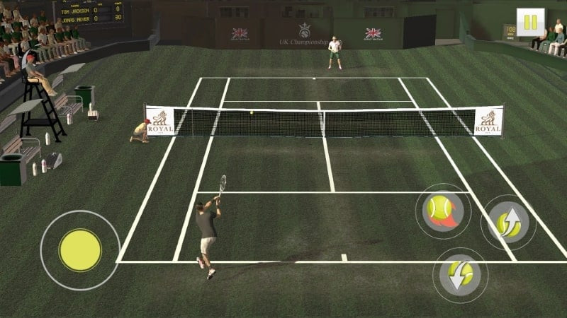 Cross Court Tennis 3 MOD APK Gameplay