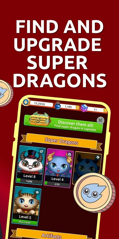 Crypto Dragons Android - Ghép rồng và giao dịch