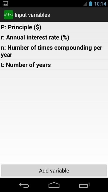 Organizing formulas into categories