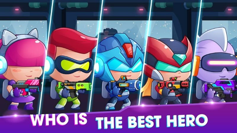 Cyber Hero: Robot Invaders Android Gameplay