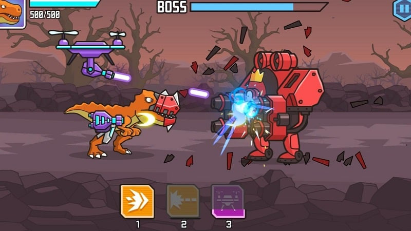 CyberDino: T-Rex vs Robots - Chơi game miễn phí