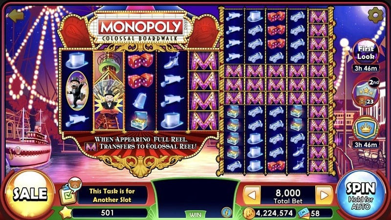 Đa Dạng Trò Chơi trong MONOPOLY Slots