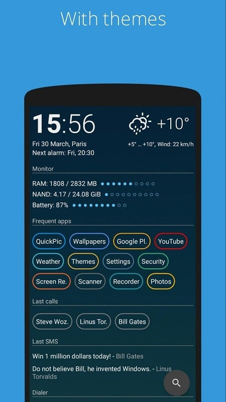 Đa năng của AIO Launcher