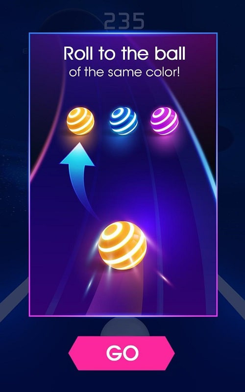 Dancing Road rewards screen