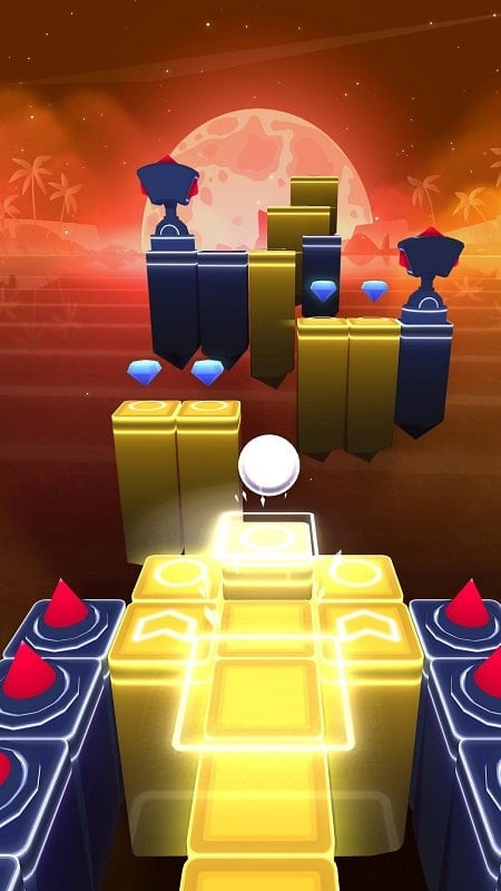 Dancing Sky 3 Mod APK Obstacle Screenshot