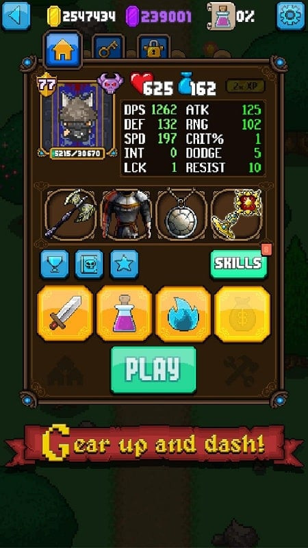 Dash Quest MOD APK Screenshot