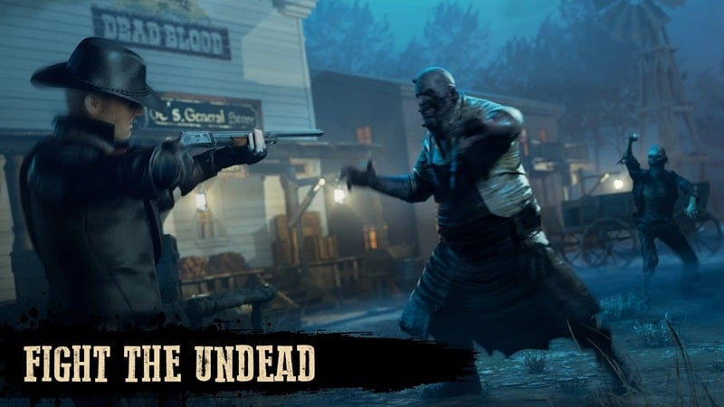 Dead Blood MOD APK weapon selection